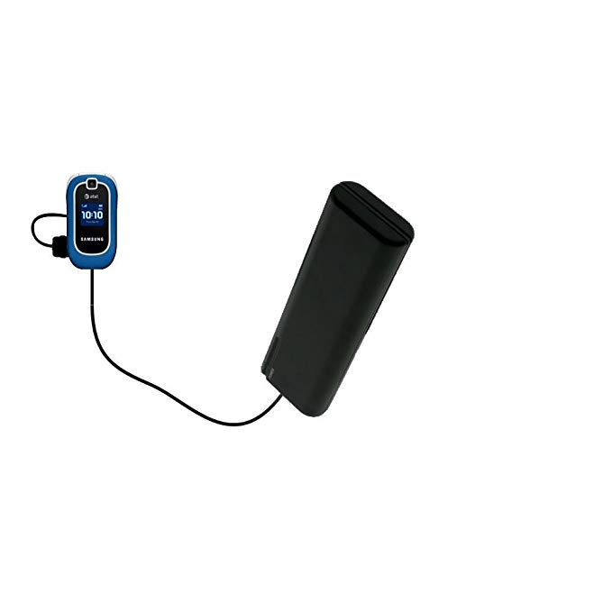 Gomadic Portable AA Battery Pack designed for the Samsung SGH-A237 - Powered by 4 X AA Batteries to provide Emergency charge. Built using TipExchange Technology