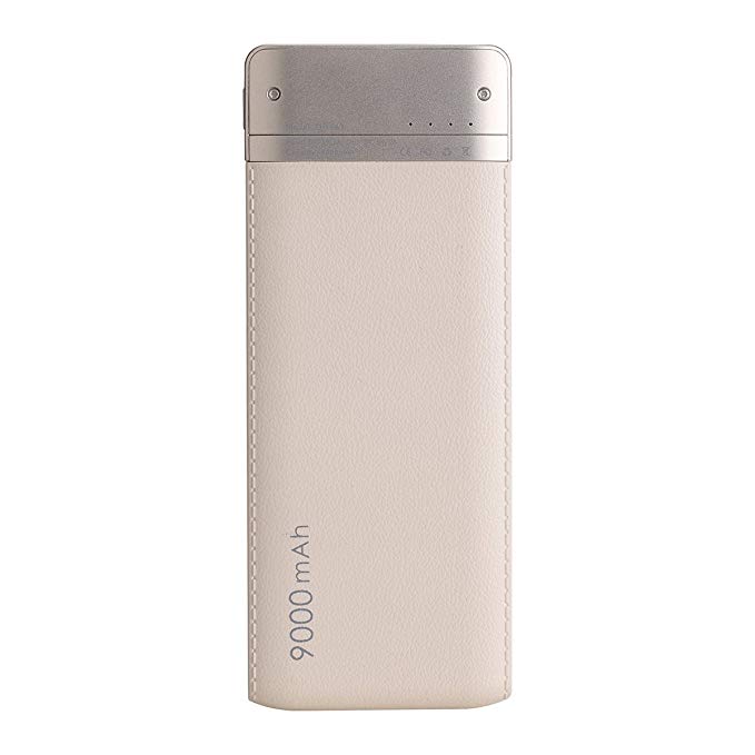 WST DP663 Mobile Power Bank 8000mAH Charger For iPhone, iPad & Samsung Galaxy & More,Champagne Gold