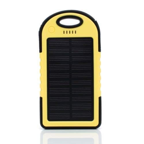 New Dual USB Waterproof Solar Battery Charger Power Bank for Cell Phones 5000mAh