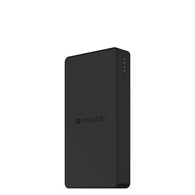 mophie Powerstation Wireless External Battery Charger for Qi Enabled Smartphones (iPhone 8, iPhone 8 Plus, iPhone X , Note 8, GS8, and GS8 Plus) and Charge Force Cases - Black (Certified Refurbished)
