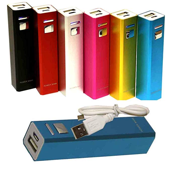 2600mAh Portable External Battery Power Bank Charger for for iPhone 5S, 5C, 5, 4S, 4, 3GS, 3G, Kindle Fire HDX 7