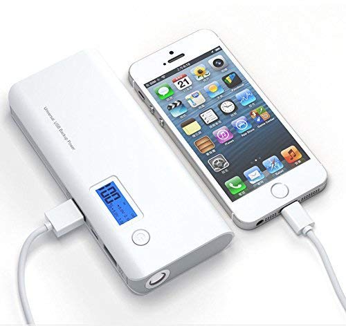 50000mAh Dual USB External Power Bank Portable LCD LED Charger for Cell Phone US