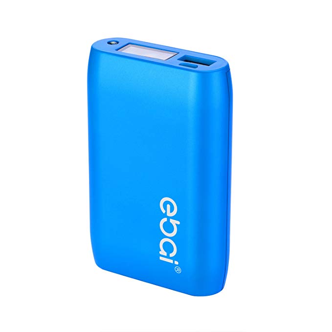 ebai Power Bank 8400 mAh BV3, High Speed Charging Device, Compact and Portable USB charger for iPhone, Samsung and more (Blue)