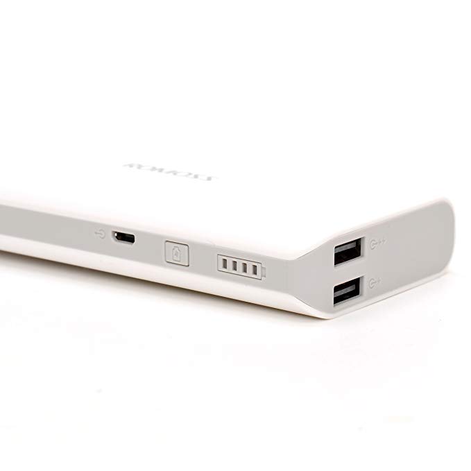Oushang Power Bank,10400mAh Dual-Port External Battery Portable Charger, for iPhone 6 2 times